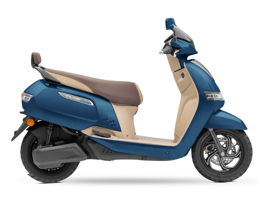 TVS iQube electric scooter at Ambari TVS Mysore showroom